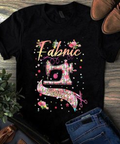 Fabric Floozy Floral Flower Quilting Sewing Tshirt