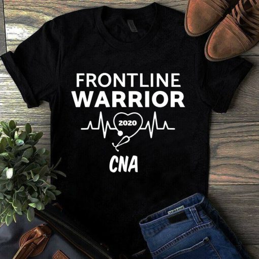 Frontline Warrior 2020 CNA Hearbeat Nurse Tshirt