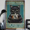 I Shoot People And Sometimes Cut Off Their Heads Black Cat Photographer Poster 2 I Shoot People And Sometimes Cut Off Their Heads Black Cat Photographer Poster