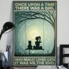 Once Upon a Time There Was a Girl Who Really Loved Cats Moon Poster