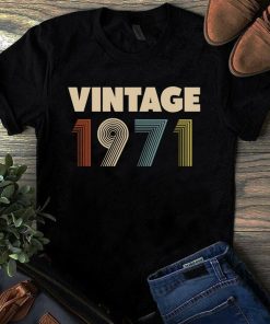 Vintage 1971 Years Old Tshirt