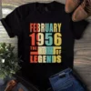 February 1956 The Birth Of Legends Vintage Unisex Tshirt 3 February 1956 The Birth Of Legends Vintage Unisex Tshirt