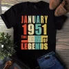 January 1951 The Birth Of Legends Vintage Unisex Tshirt 3 January 1951 The Birth Of Legends Vintage Unisex Tshirt