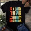 January 1976 The Birth Of Legends Vintage Unisex Tshirt