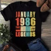 January 1986 The Birth Of Legends Vintage Unisex Tshirt 2 January 1986 The Birth Of Legends Vintage Unisex Tshirt