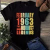 February 1963 The Birth Of Legends Vintage Unisex Tshirt 3 February 1963 The Birth Of Legends Vintage Unisex Tshirt