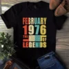 February 1976 The Birth Of Legends Vintage Unisex Tshirt 2 February 1976 The Birth Of Legends Vintage Unisex Tshirt