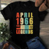April 1966 The Birth Of Legends Vintage Unisex Tshirt 2 April 1966 The Birth Of Legends Vintage Unisex Tshirt