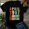 April 1967 The Birth Of Legends Vintage Unisex Tshirt 3 April 1967 The Birth Of Legends Vintage Unisex Tshirt