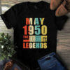 May 1950 The Birth Of Legends Vintage Unisex Tshirt 3 May 1950 The Birth Of Legends Vintage Unisex Tshirt