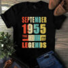 September 1955 The Birth Of Legends Vintage Unisex Tshirt 3 September 1955 The Birth Of Legends Vintage Unisex Tshirt