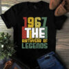 1967 The Birthyear of Legends Vintage Tshirt