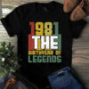1981 The Birthyear of Legends Vintage Tshirt