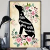 A Little Greyhound Goes With Everything Flower Dog Poster 3 A Little Greyhound Goes With Everything Flower Dog Poster