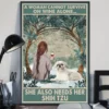 A Woman Cannot Survive on Wine Alone She Also Needs Her Shih Tzu Dog Poster