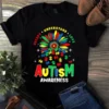 Accept Understand Love Autism Awareness Sunflower Gift Tshirt