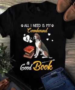 All I Need Is My Dalmatian And A Good Book Dog Tshirt