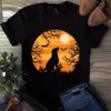 Alone Dog In The Dark Halloween Dog Gift Tshirt 2 Alone Dog in the Dark Halloween Dog Gift Tshirt