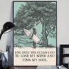 And Into the Ocean I Go to Lose My Mind Surfing Poster