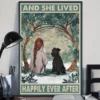 And She Lived Happily Ever After Black Miniature Schnauzer Dog Poster 2 And She Lived Happily Ever After Black Miniature Schnauzer Dog Poster