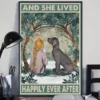 And She Lived Happily Ever After Great Dane Blondie Girl Dog Poster 2 And She Lived Happily Ever After Great Dane Blondie Girl Dog Poster