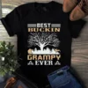Best Buckin Grampy Every Hunting Grandpa Dad Tshirt