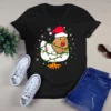 Chicken Christmas Tree Lights Xmas Merry Christmas Gift Tshirt