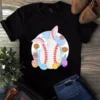 Cute Baseball Easter Egg Bunny Costume Happy Easter Day Tshirt