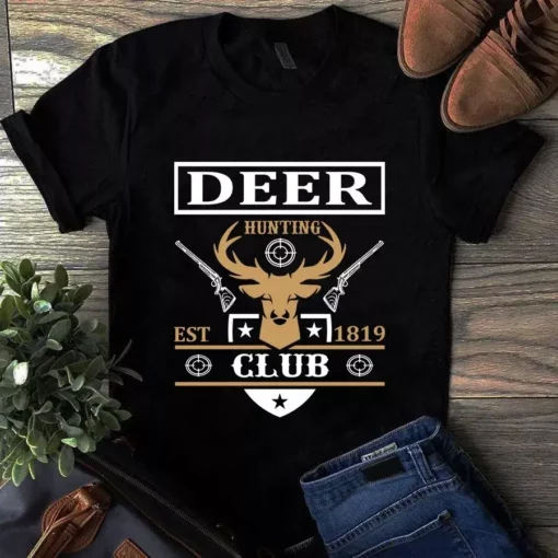 Deer Hunting Club Hunting Tshirt
