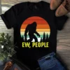 Ew People Bigfoot Camping Retro Vintage Tshirt