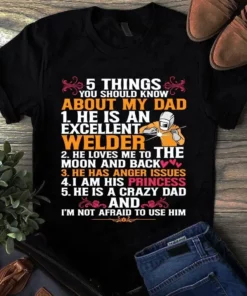 5 Things You Should Know About My Dad Father Gift Tshirt