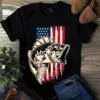 American Flag Fishing Bass Unisex Tshirt 3 American Flag Fishing Bass Unisex tShirt