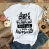 April Girls Are Sunshine Mixed With a Little Hurricane Tshirt