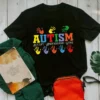 Autism Awareness Accept Understand Love Handprint Autism Gift Tshirt 2 Autism Awareness Accept Understand Love Handprint Autism Gift tShirt
