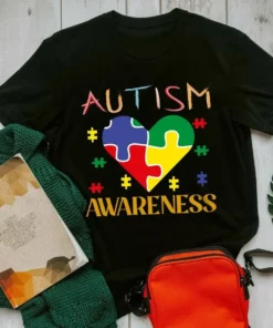 Autism Awareness Hear Love Gift Tshirt