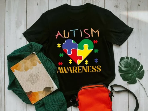 Autism Awareness Hear Love Gift Tshirt
