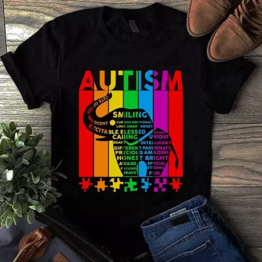 Autism Puzzle Elephant Definition Autism Awareness Gift Tshirt