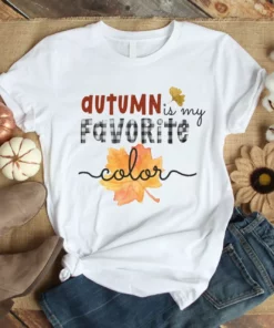Autumn Is My Favorite Color Autumn Fall Tshirt
