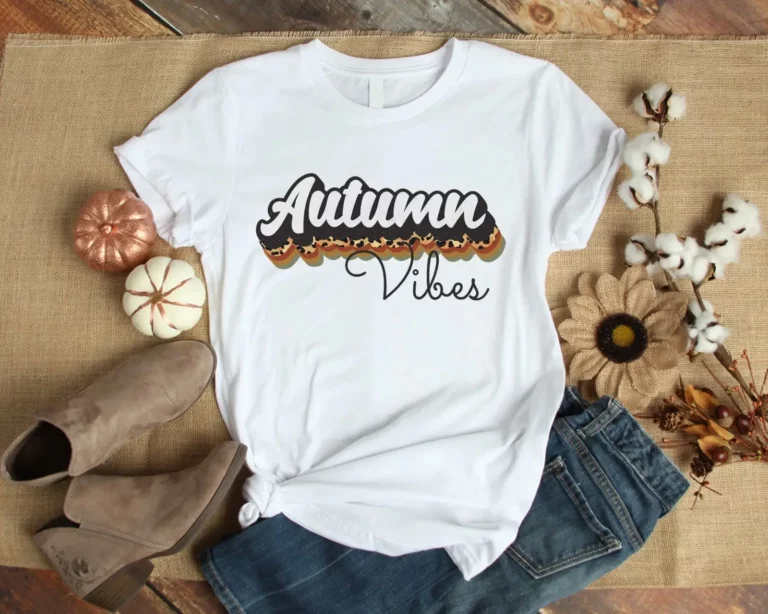 Autumn Vibes Cute Fall Autumn Gift Unisex Tshirt