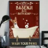 Basenji And Co Bath Soap Wash Your Paws Dog Poster 3 Basenji and Co Bath Soap Wash Your Paws Dog Poster