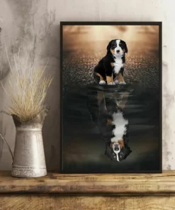 Bearded Collie Cycling Club Life Behind Bars Dog Poster