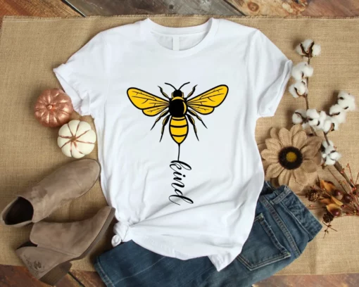 Bee Kind Be Kind Bee Hippie Unisex Gift Tshirt