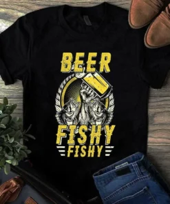 Beer Fishy Fishy Fishing Bass Hook Tshirt