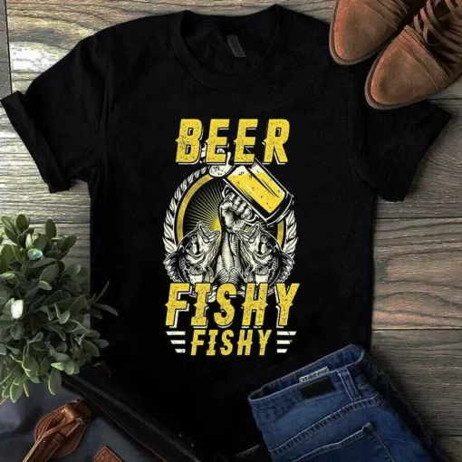 Beer Fishy Fishy Fishing Bass Hook Tshirt