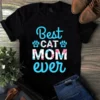 Best Cat Mom Ever Cat Paw Tshirt
