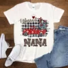 Blessed Nana Christmas Xmas Truck Leopard Nana Gift Tshirt