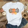 Blessed Pumpkin Bufallo Plaid Leopard Print Autumn Fall Pumpkin Tshirt 2 Blessed Pumpkin Bufallo Plaid Leopard Print Autumn Fall Pumpkin Tshirt