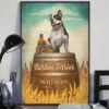 Boston Terrier Dog Whiskey Small Batch Funny Drink Dog Poster