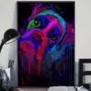 Boxer Dog Puppy Water Color Splash Home Decor Wall Art Poster