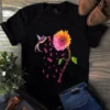 Breast Cancer Awareness Sunflower Hummingbird Tshirt 3 Breast Cancer Awareness Sunflower Hummingbird TShirt
